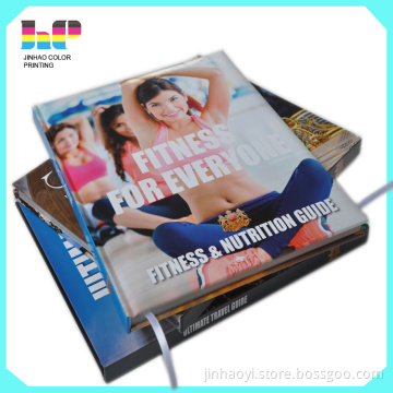 Top quality hardcover leather cover book printing factory in Shenzhen